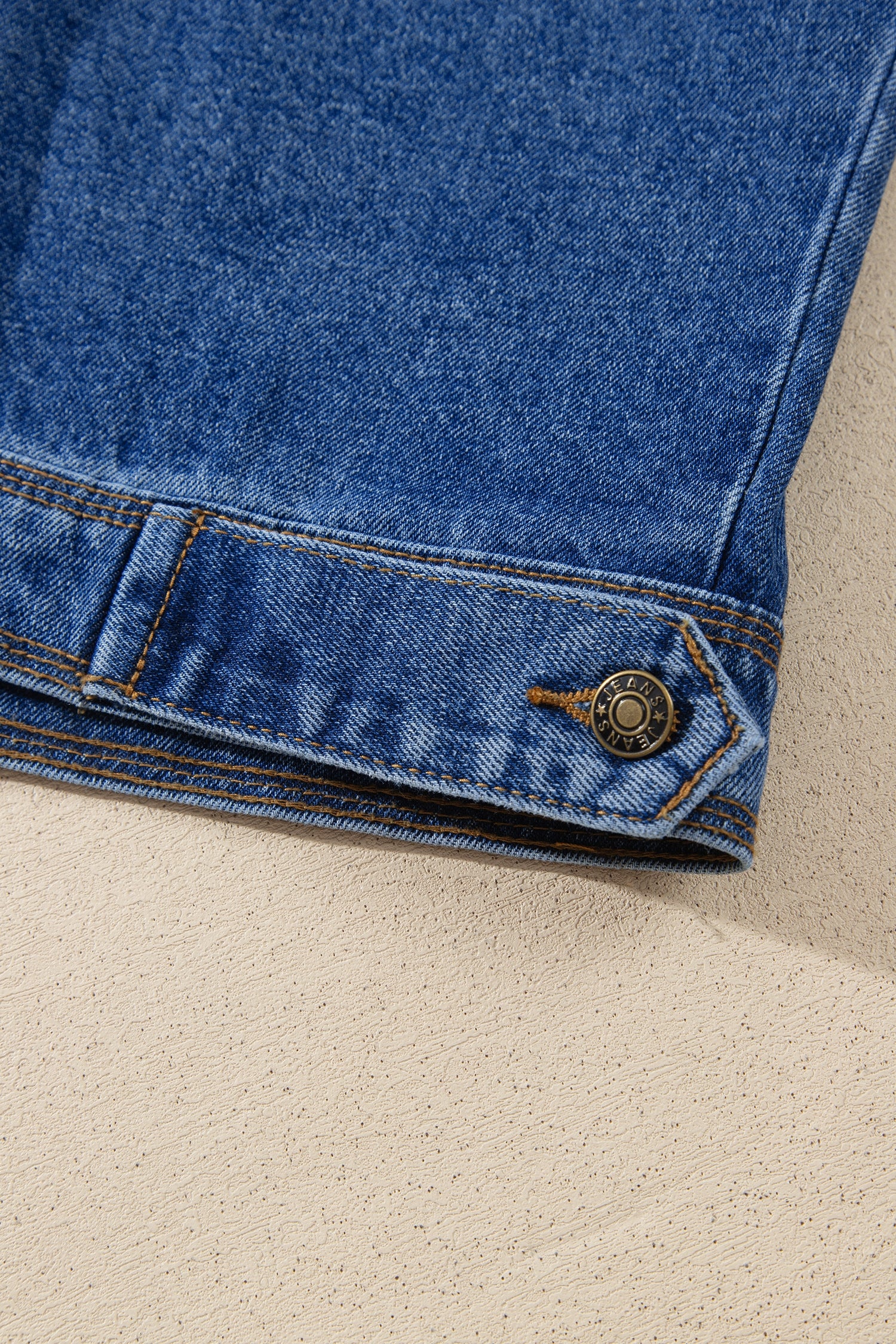 Sail Blue Vintage Wash Western Shift Denim Jacket