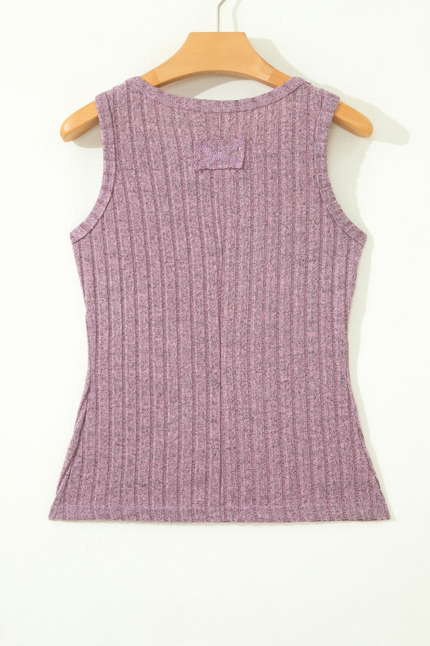 Camel Slim Ribbed Mineral Wash Tank Top