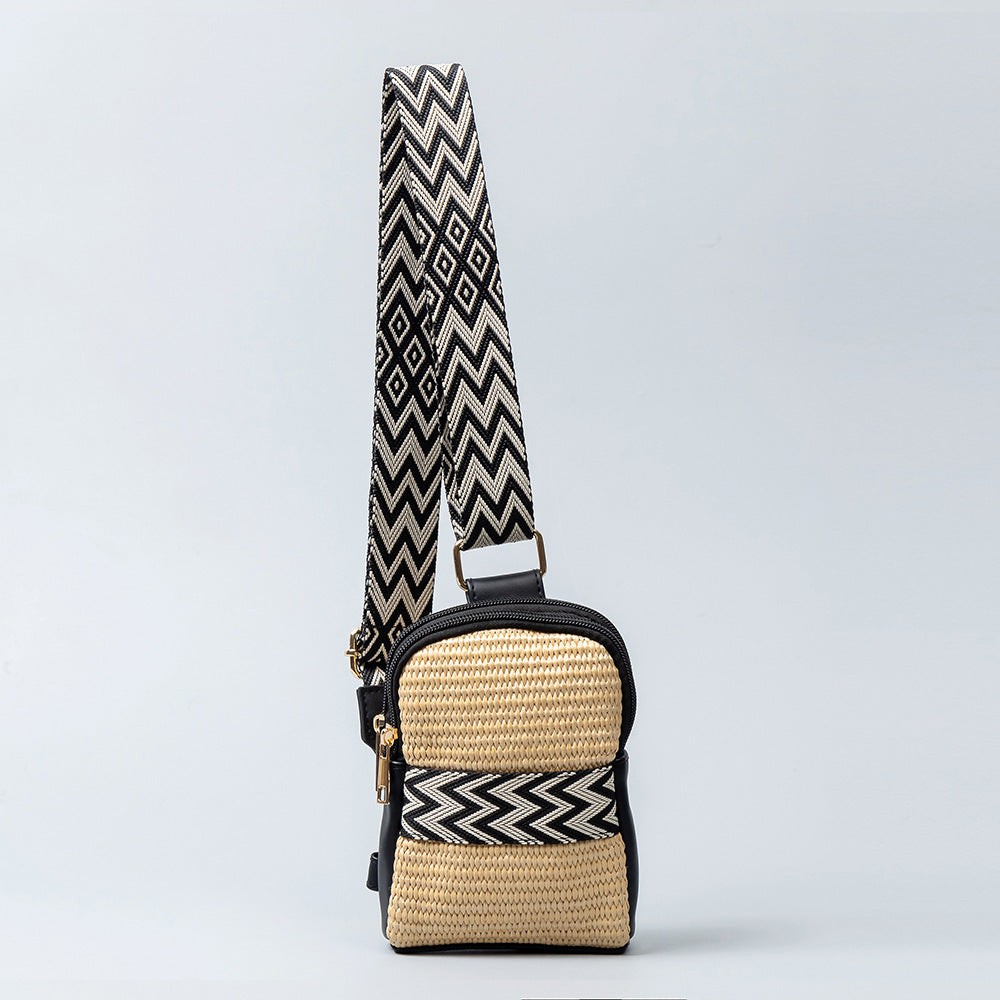 Hand-woven Crossbody Bag Straw