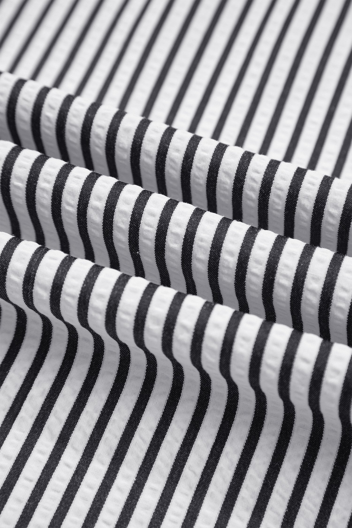 Black Stripe Plus Size Tie Waist Loose Pants