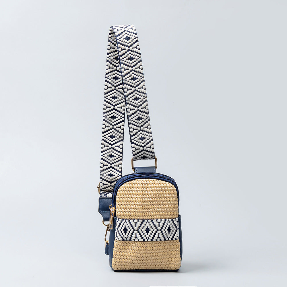 Hand-woven Crossbody Bag Straw