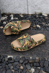 Blackish Green Camouflage Anti-Slip Thick Sole Outdoor Slippers