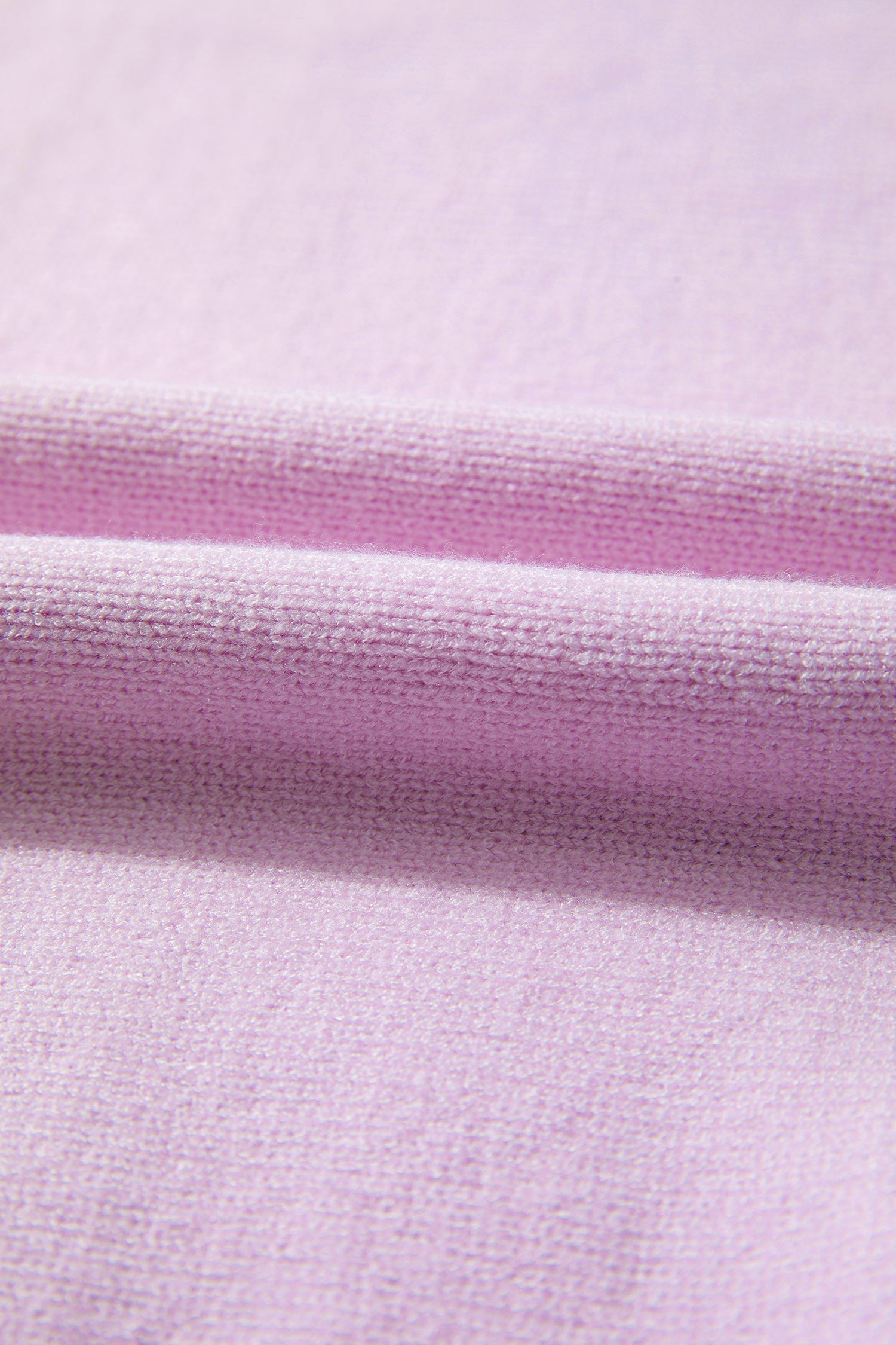 White Rainbow Stitching Balloon Sleeve Relaxed Sweater