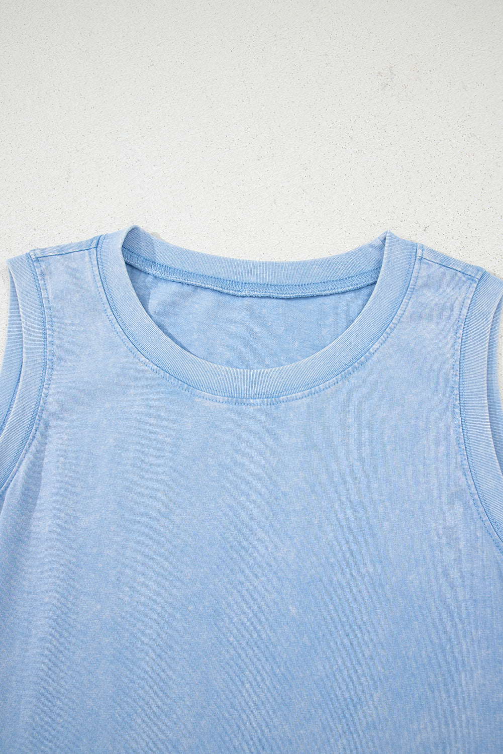Phalaenopsis Mineral Wash Pocket Tank Mini Dress