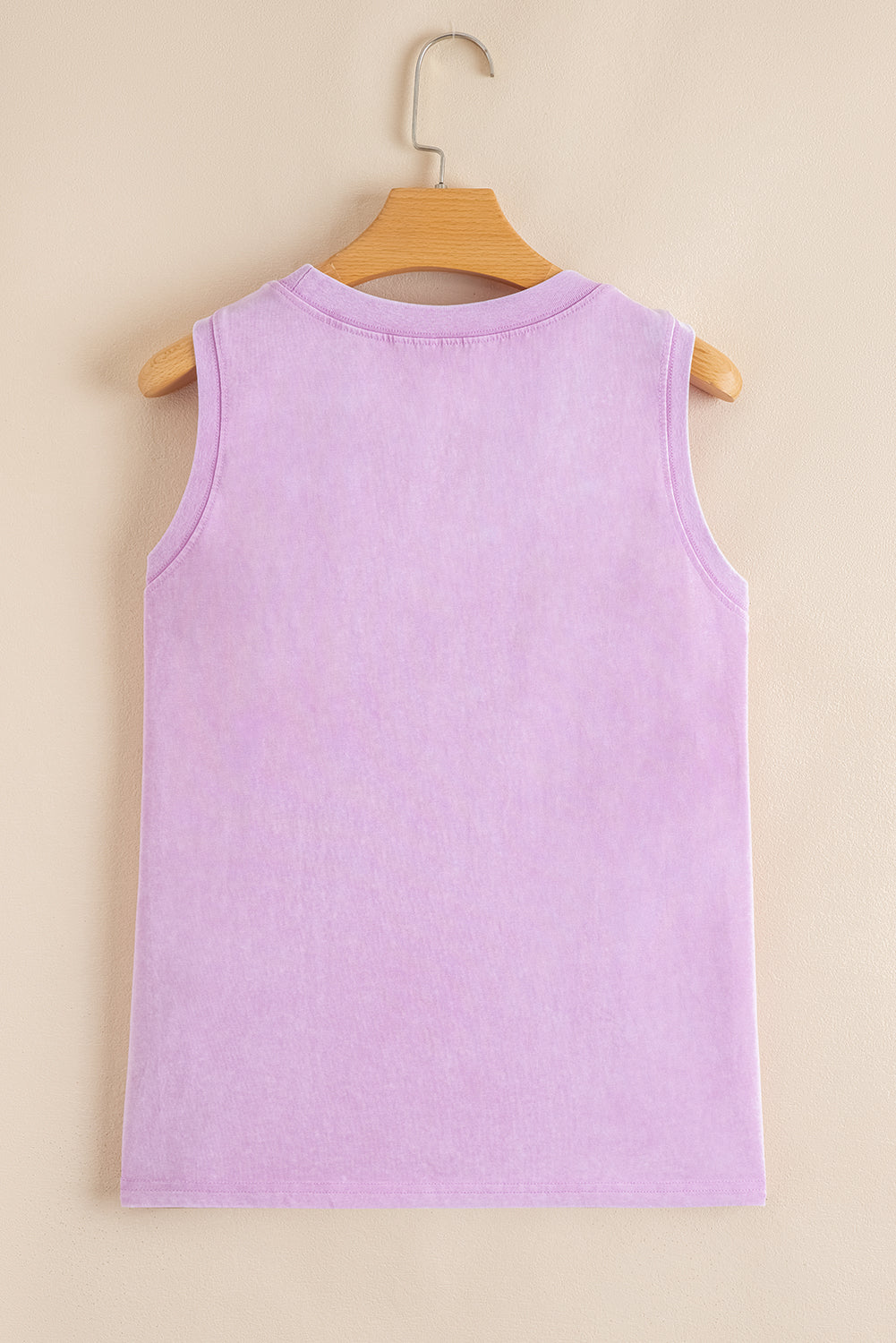 Phalaenopsis Mineral Wash Patched Chest Pocket Tank Top
