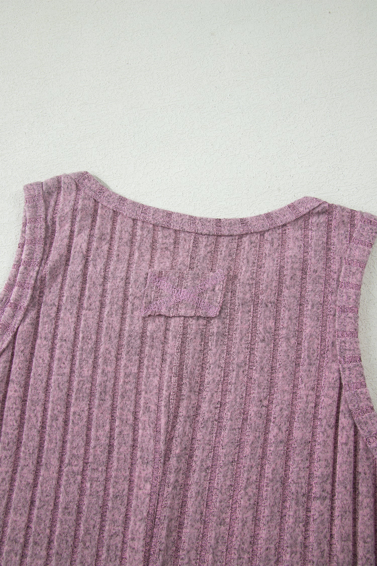Camel Slim Ribbed Mineral Wash Tank Top