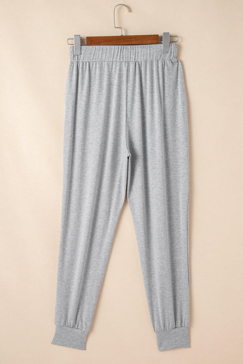 Black Split Long Cardigan and Skinny Pants Loungewear Set
