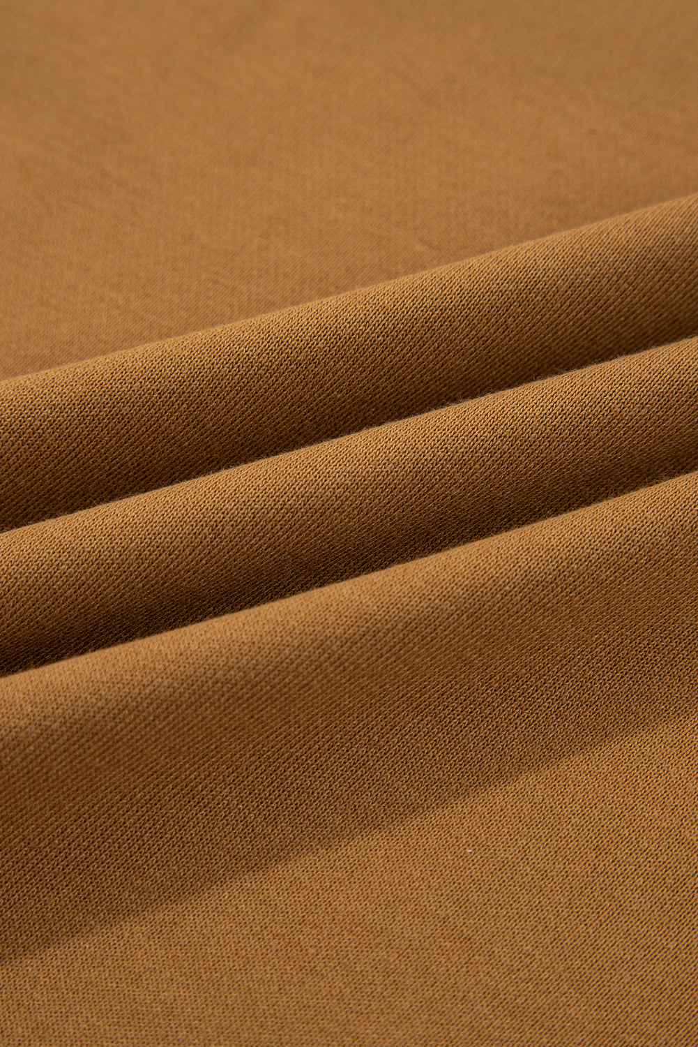 Multicolor Oversized Mixed Textured Split Neck High Low Patchwork Sweatshirt