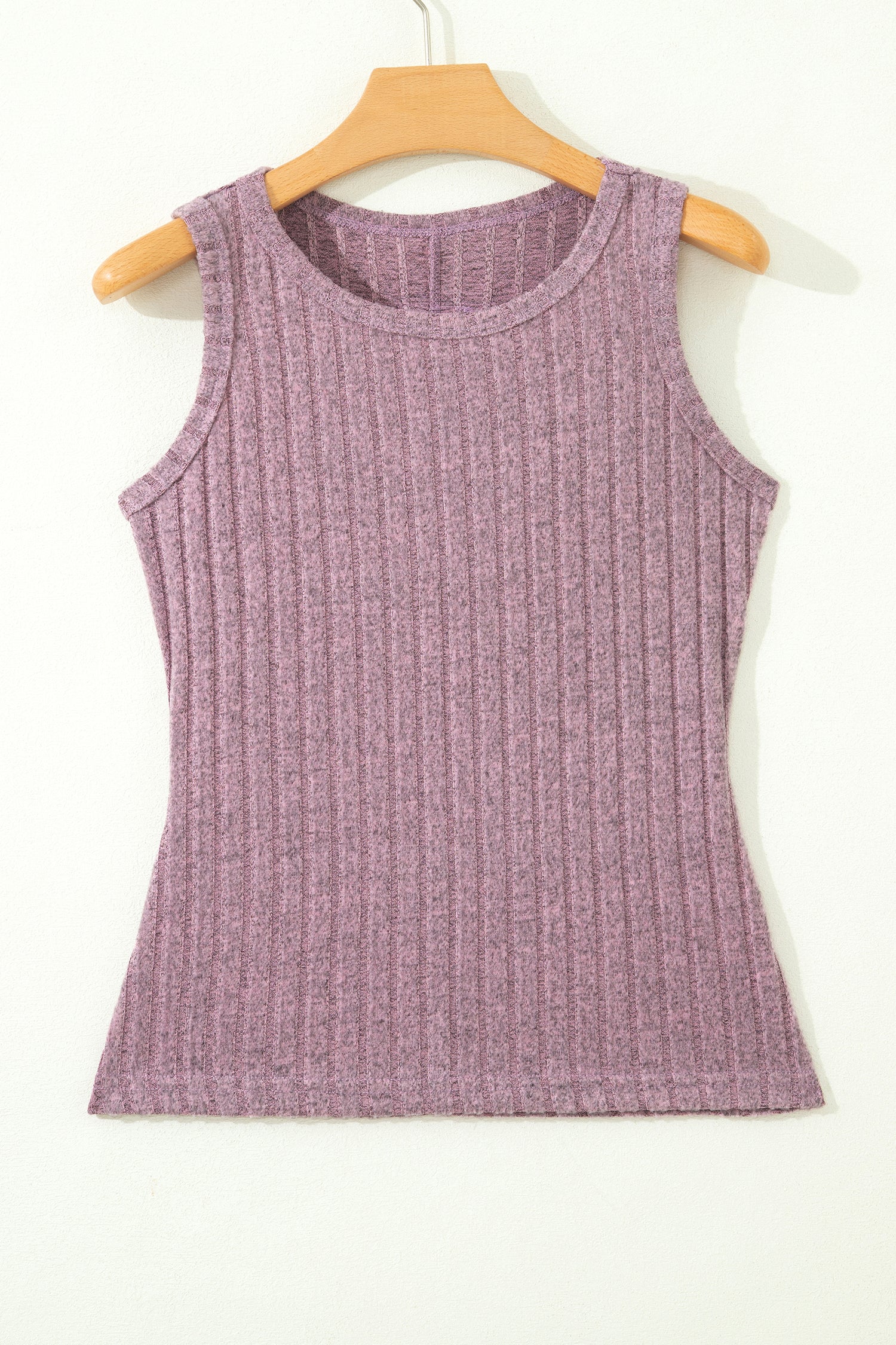 Camel Slim Ribbed Mineral Wash Tank Top
