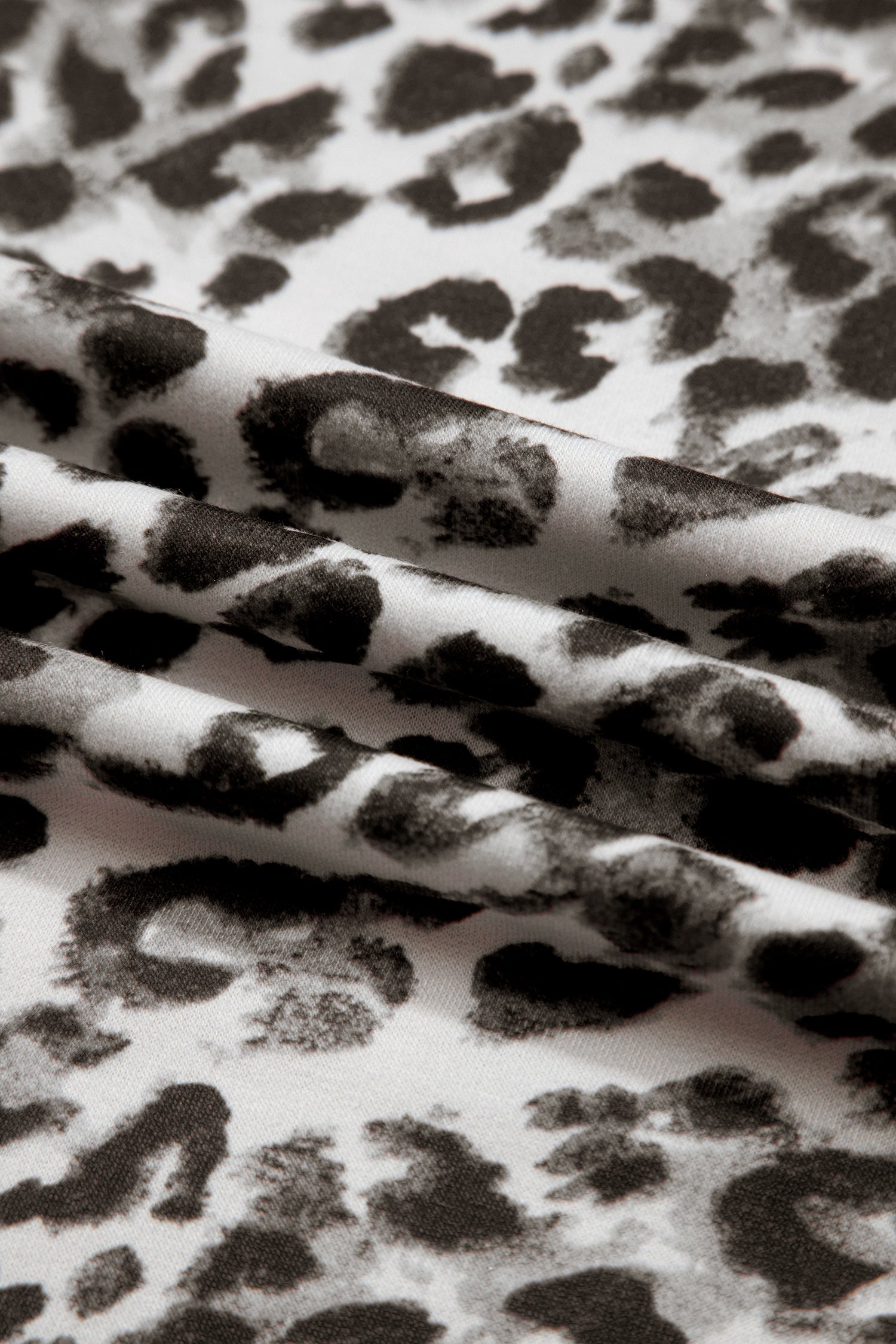Multicolour Leopard Print Wide Leg Full Length Pants