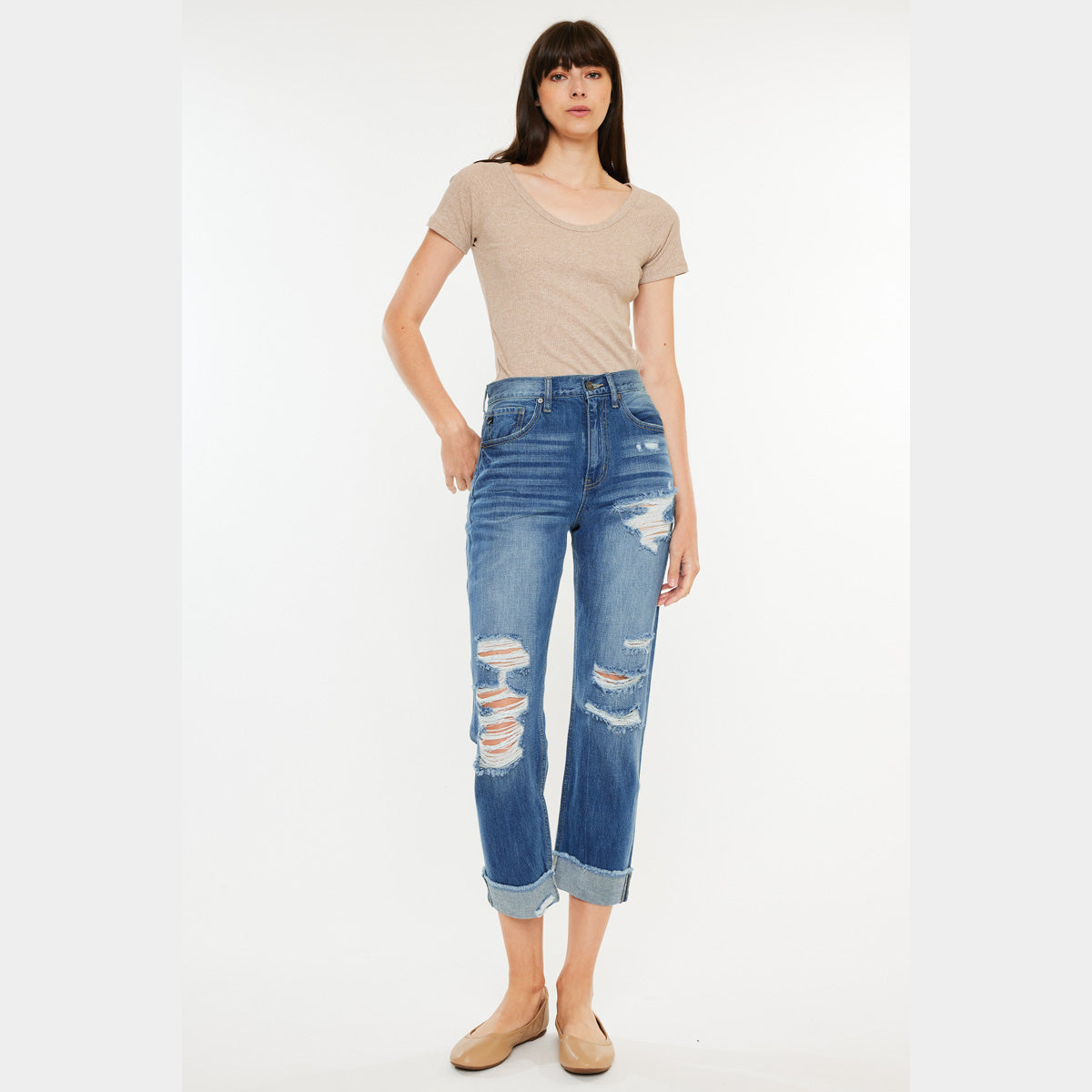 Eloise High Rise Straight Leg Jeans _ Official Kancan USA_KC11239M