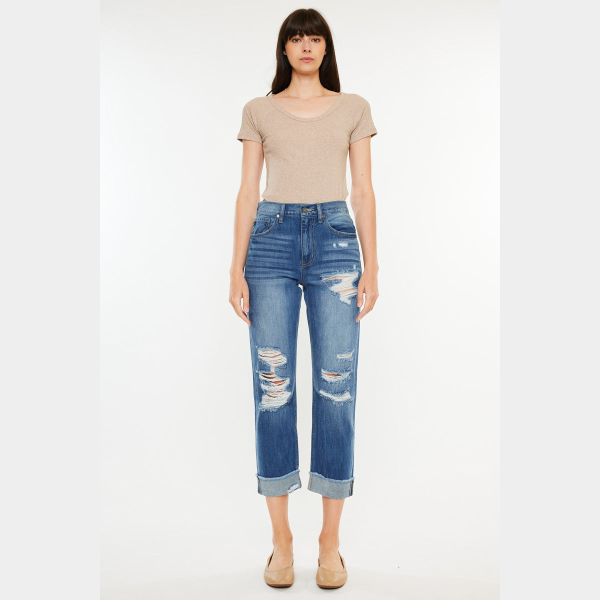 Eloise High Rise Straight Leg Jeans _ Official Kancan USA_KC11239M