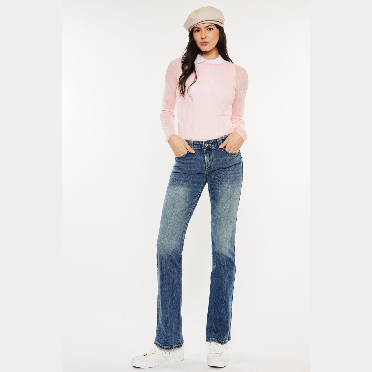 Jewel Low Rise Bootcut Jeans _ Official Kancan USA KC2519M