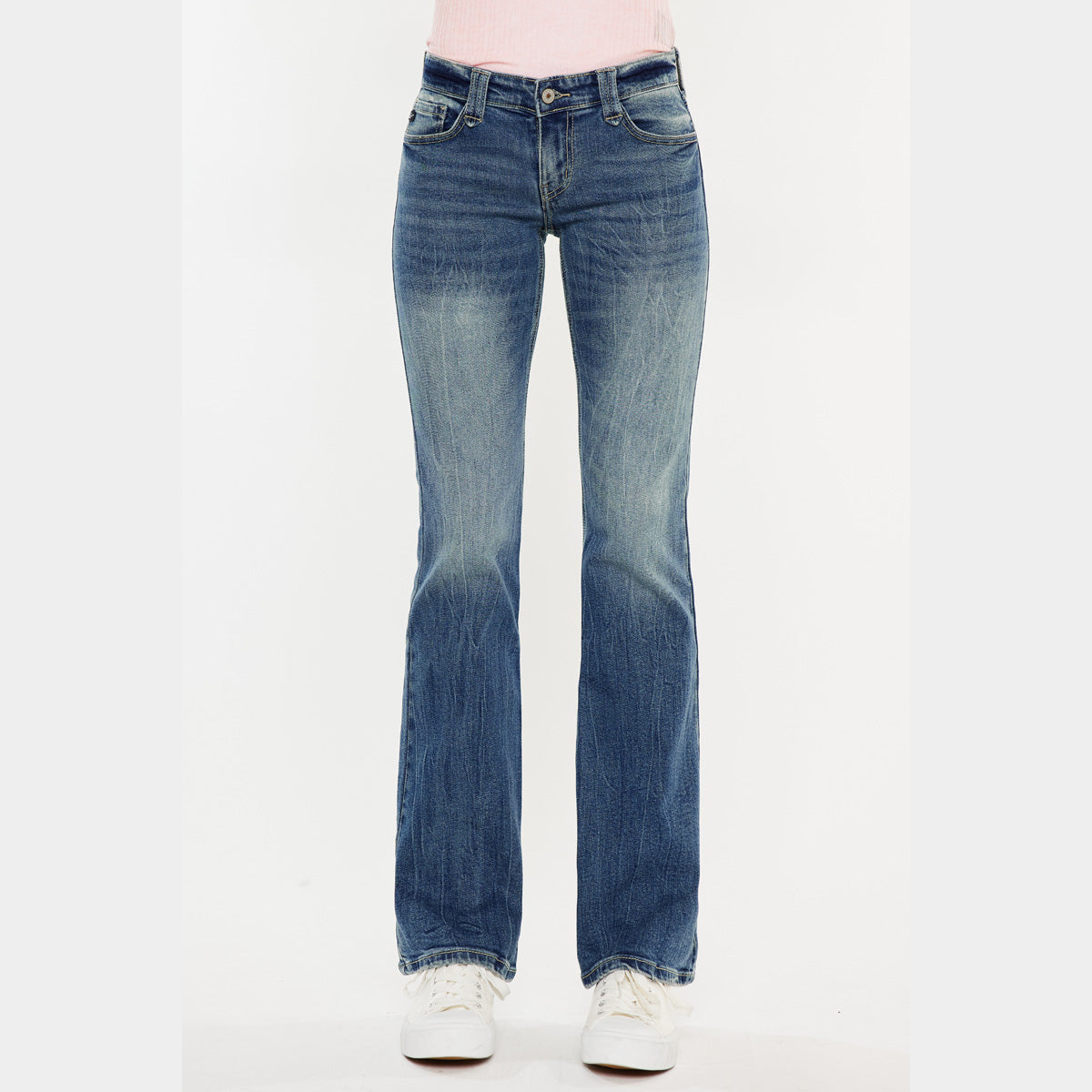 Jewel Low Rise Bootcut Jeans _ Official Kancan USA KC2519M