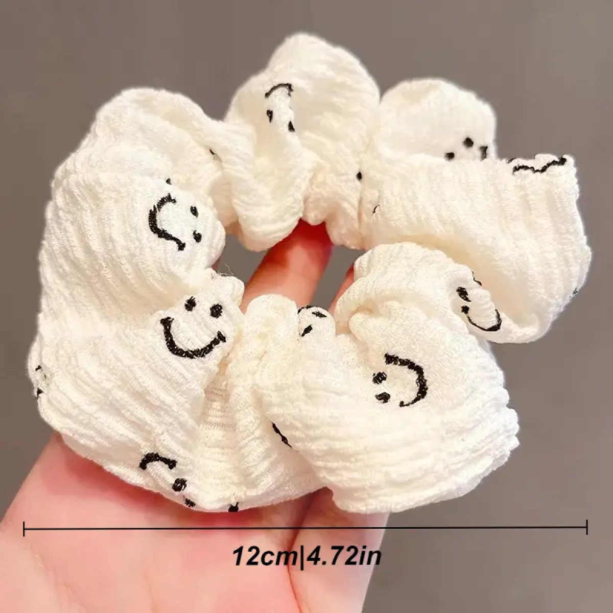 Smiley Face - Hair Scrunchies