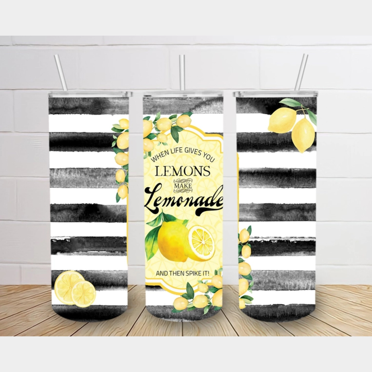 Spiked Lemons Tumbler