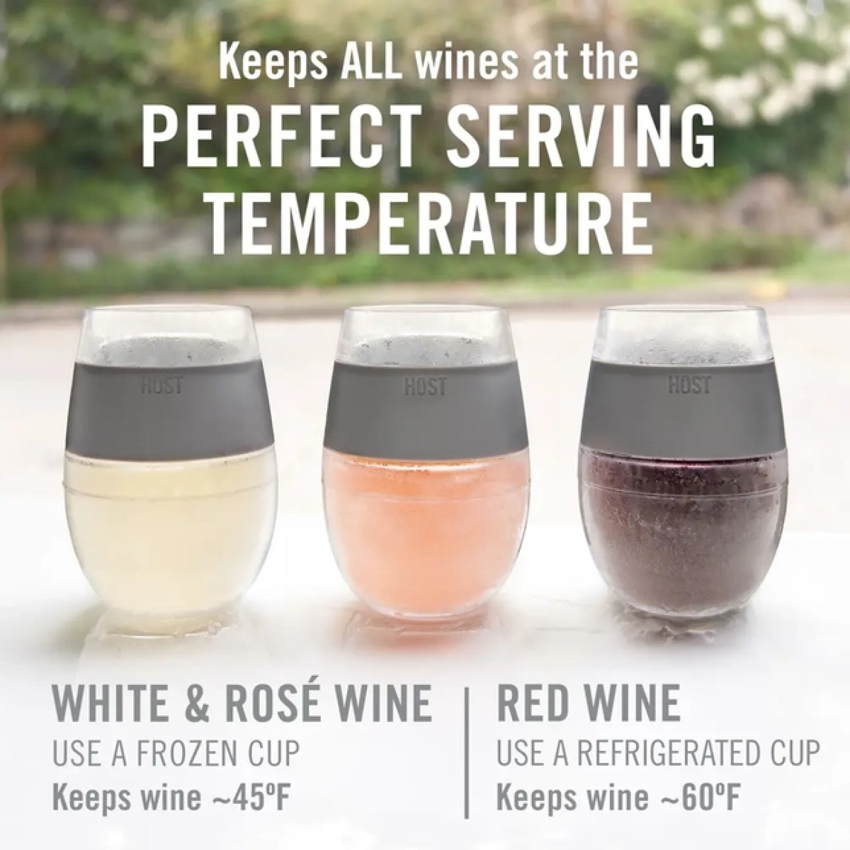 Wine Freeze™ Cooling Cups