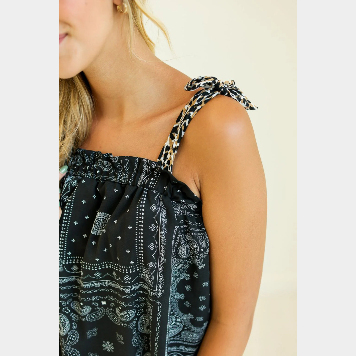 Carry On Leopard Tie Tank