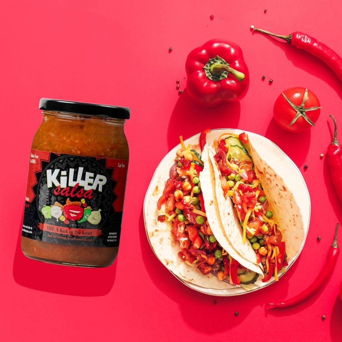 Killer Salsa Hot "A Kick in the Kisser" Salsa