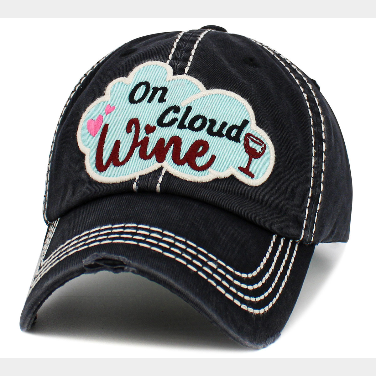 On Cloud Wine Washed Vintage Ballcap