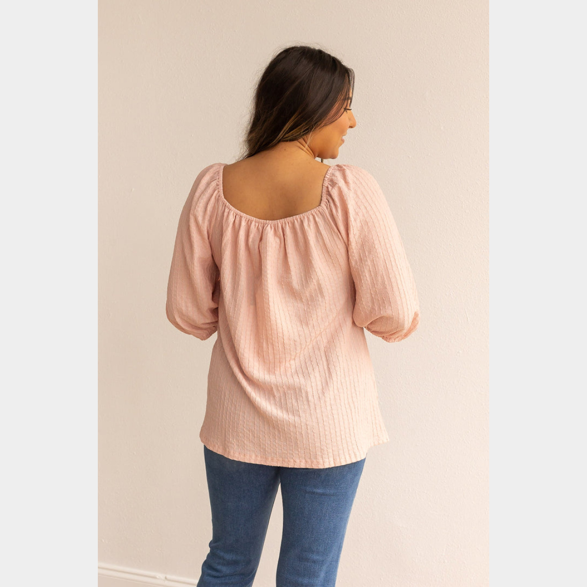 Pink Breeze Elegance Off The Shoulder Top