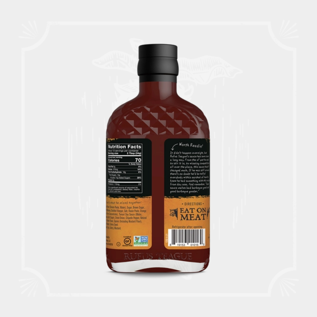 Rufus Teague Touch O' Heat Bbq Sauce