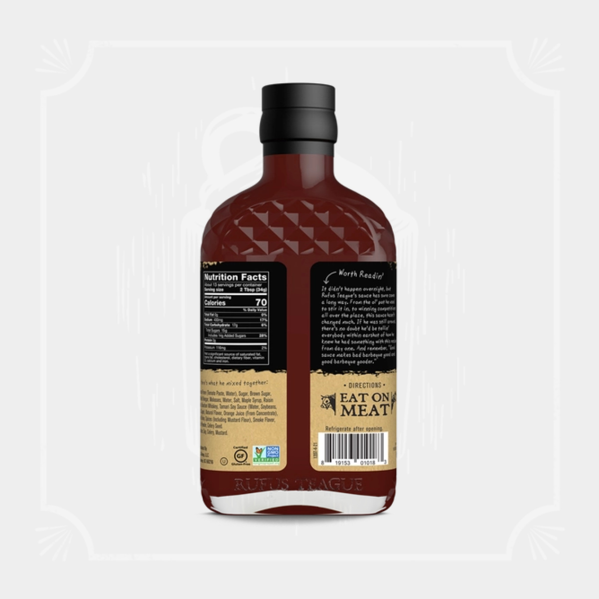 Rufus Teague Whiskey Maple Bbq Sauce