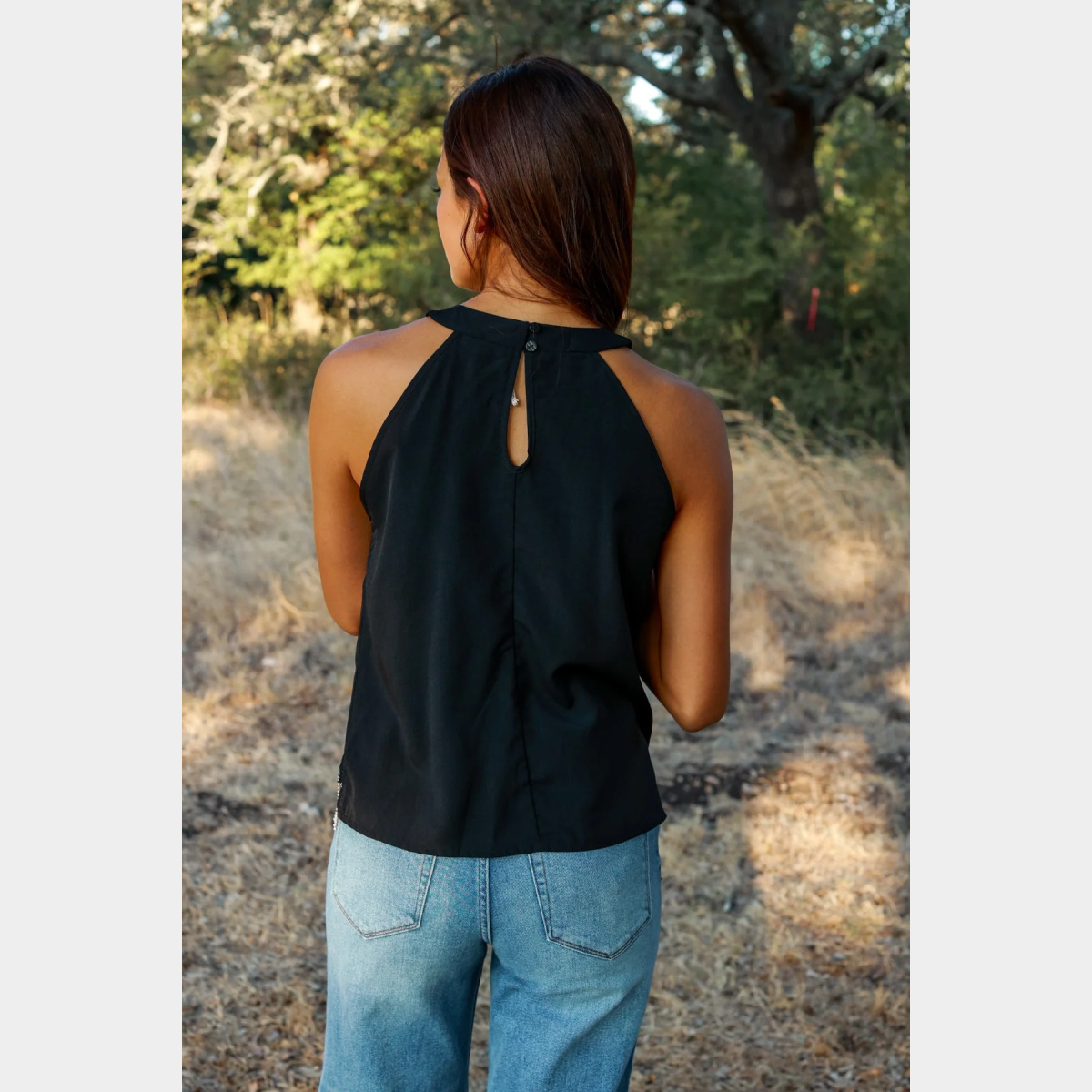 Simply Perfect Black Halter Top