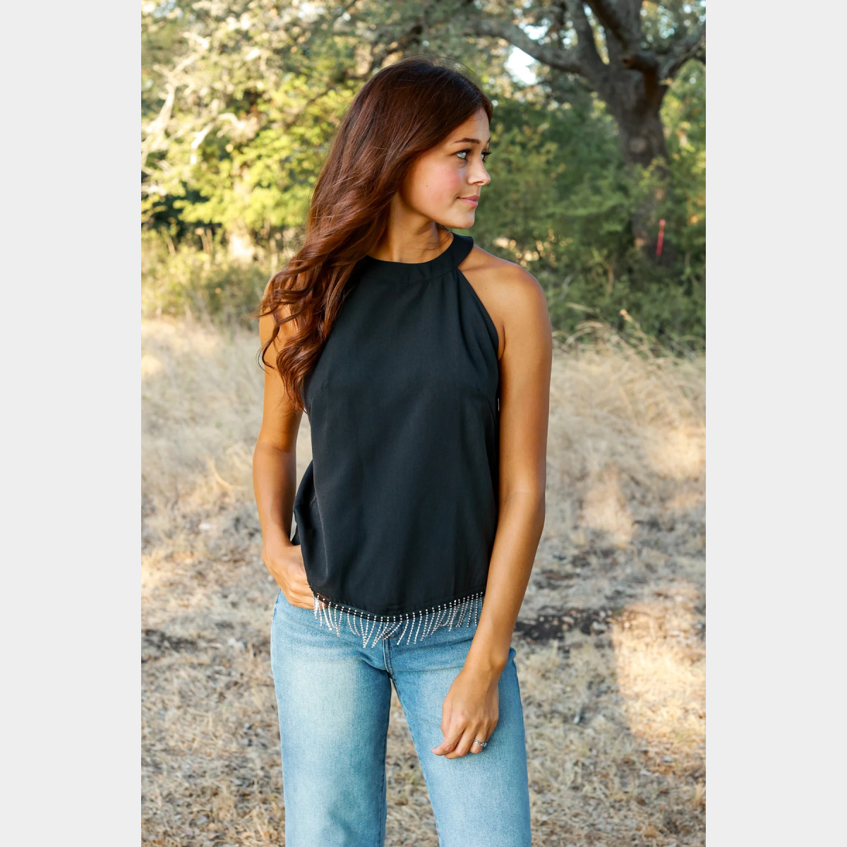 Simply Perfect Black Halter Top