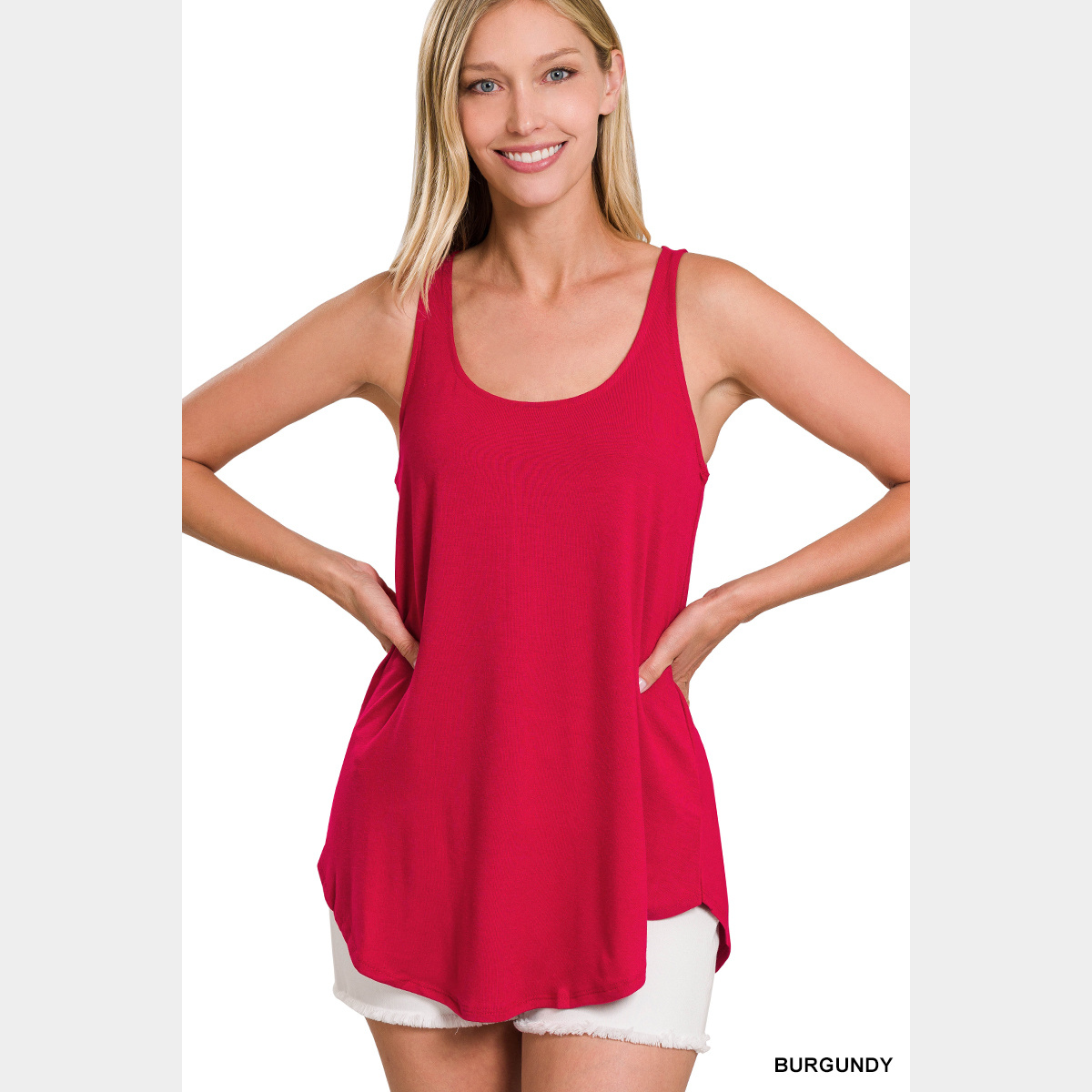 Sleeveless Round Neck Tank