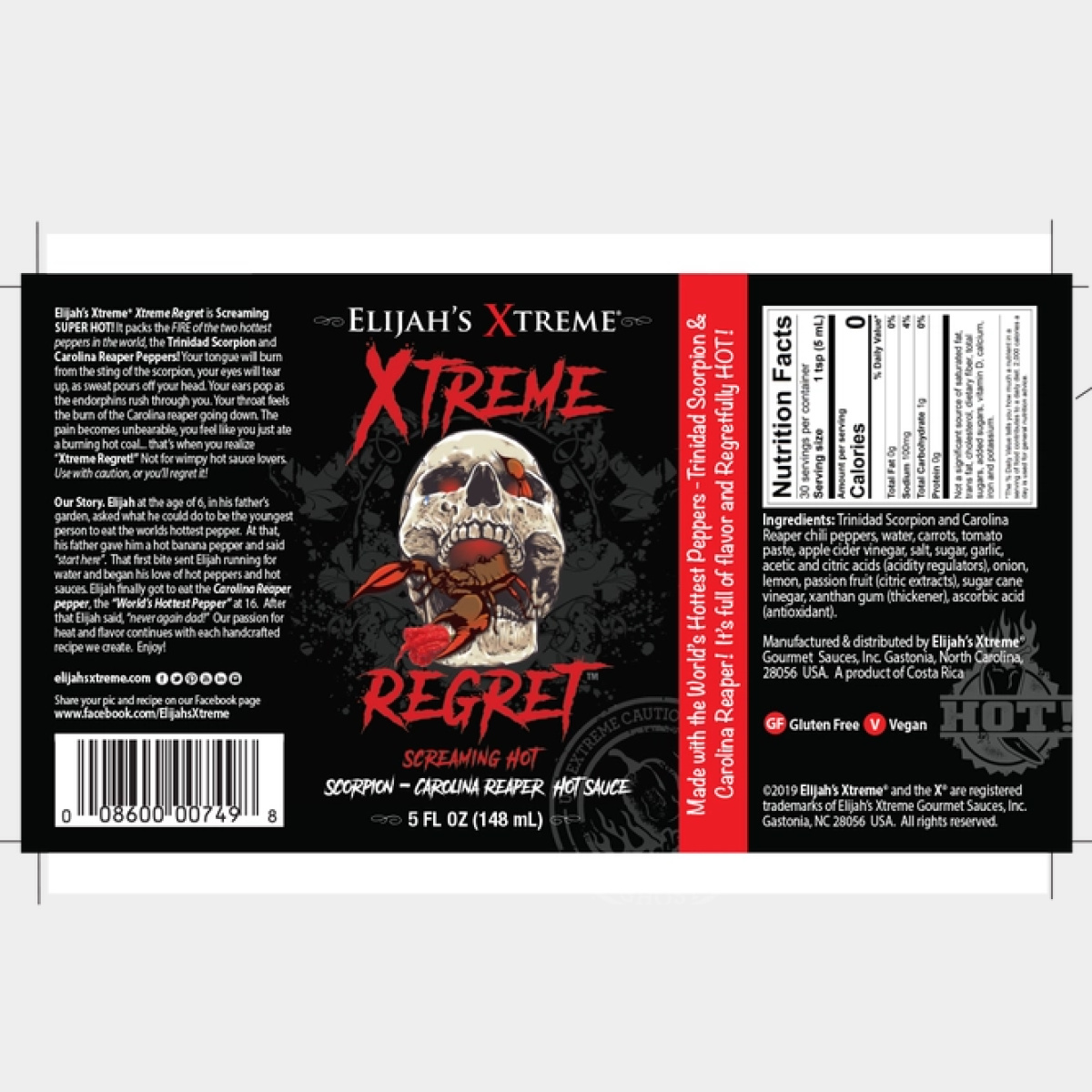 Xtreme Regret Hot Sauce