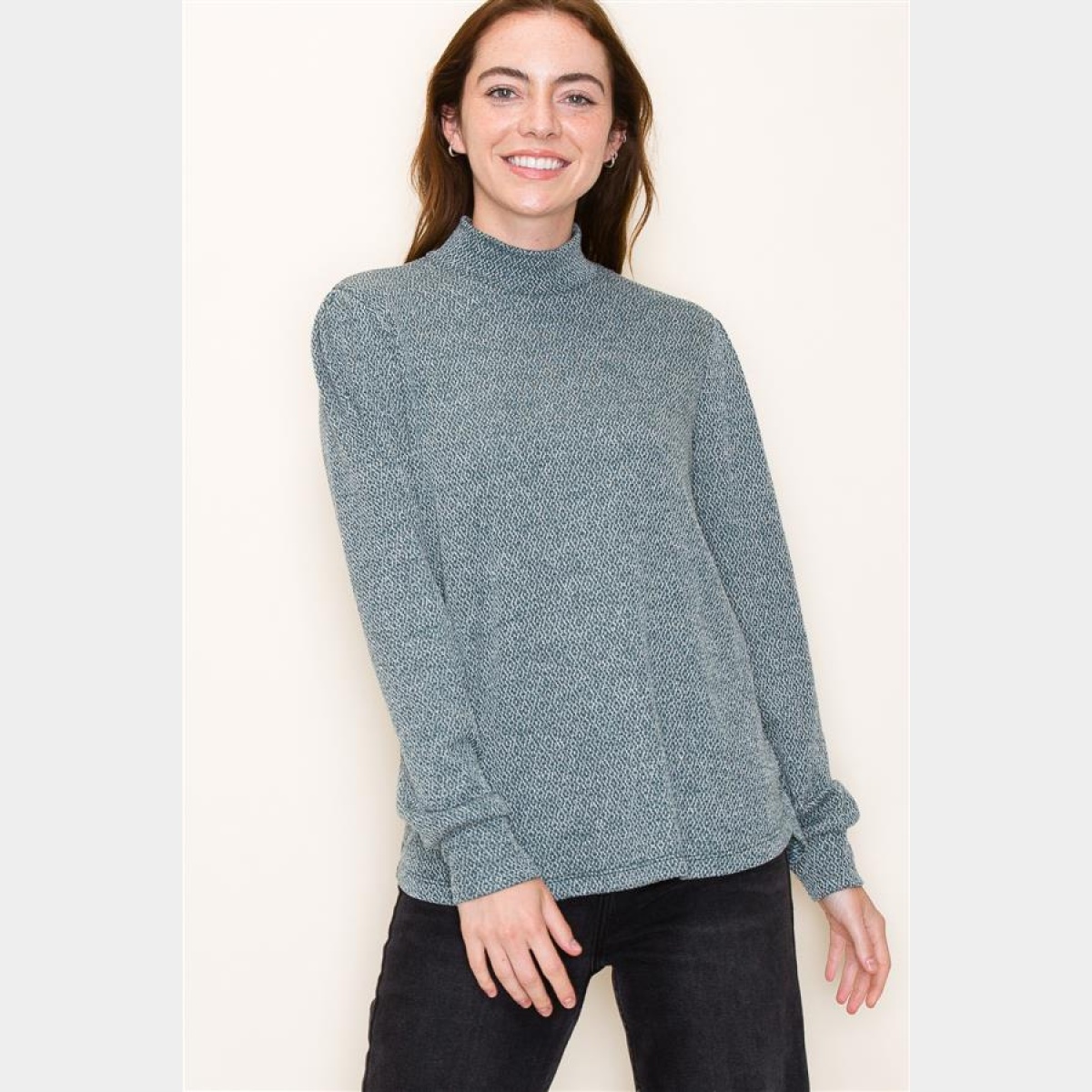 Marled Knit Sweater