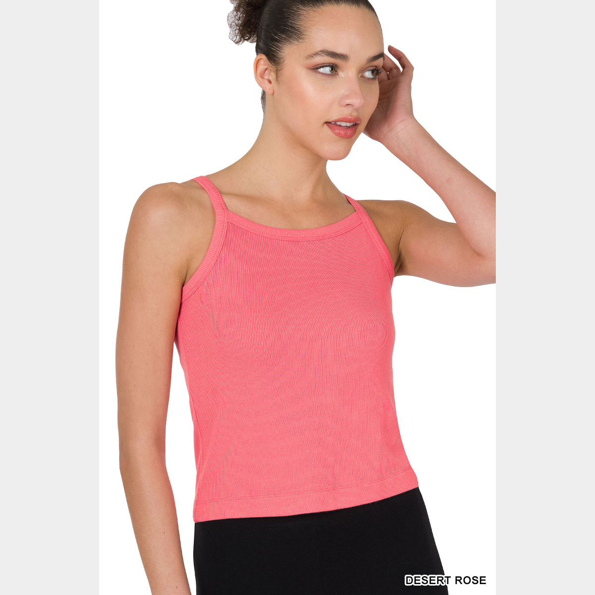 Desert Rose Ribbed Soft Rayon Cami