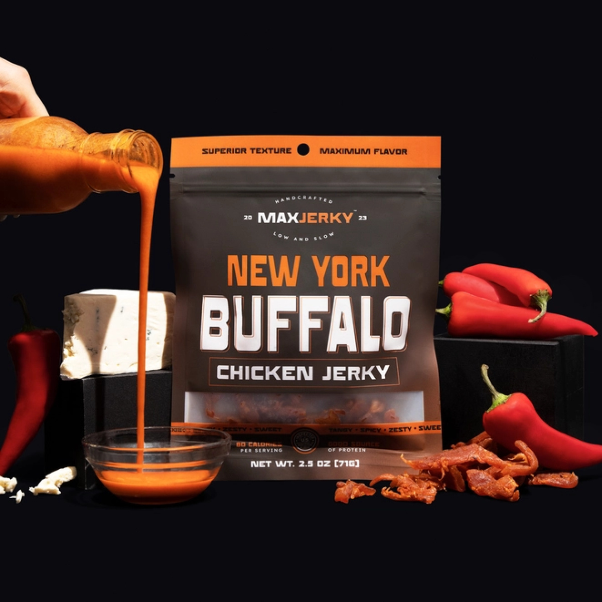 New York Buffalo Chicken Jerky