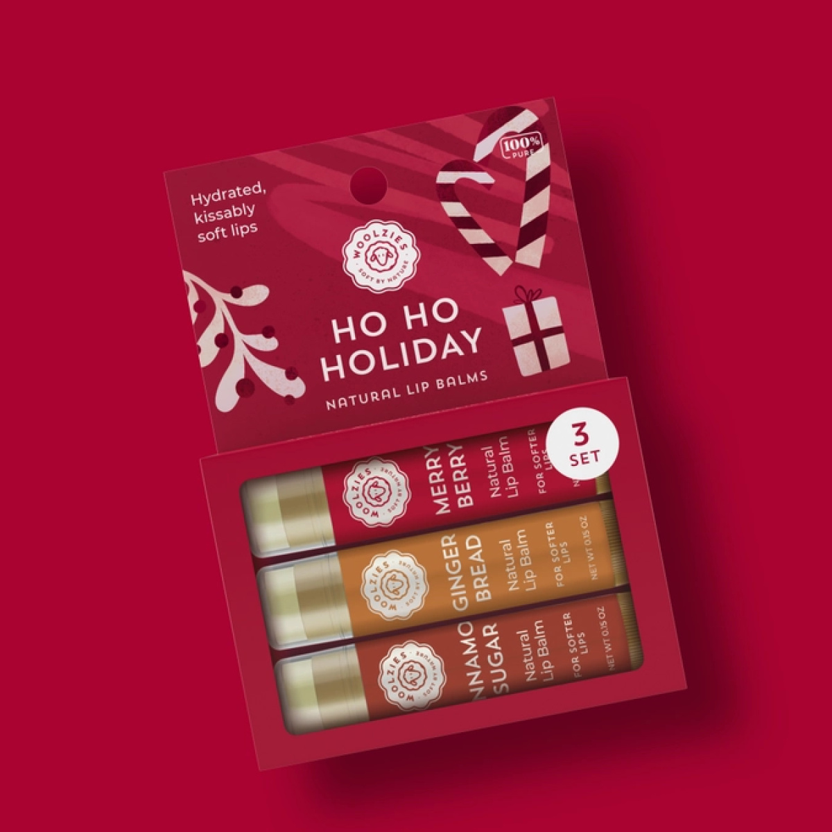 Ho Ho Holiday Lip Balm Set