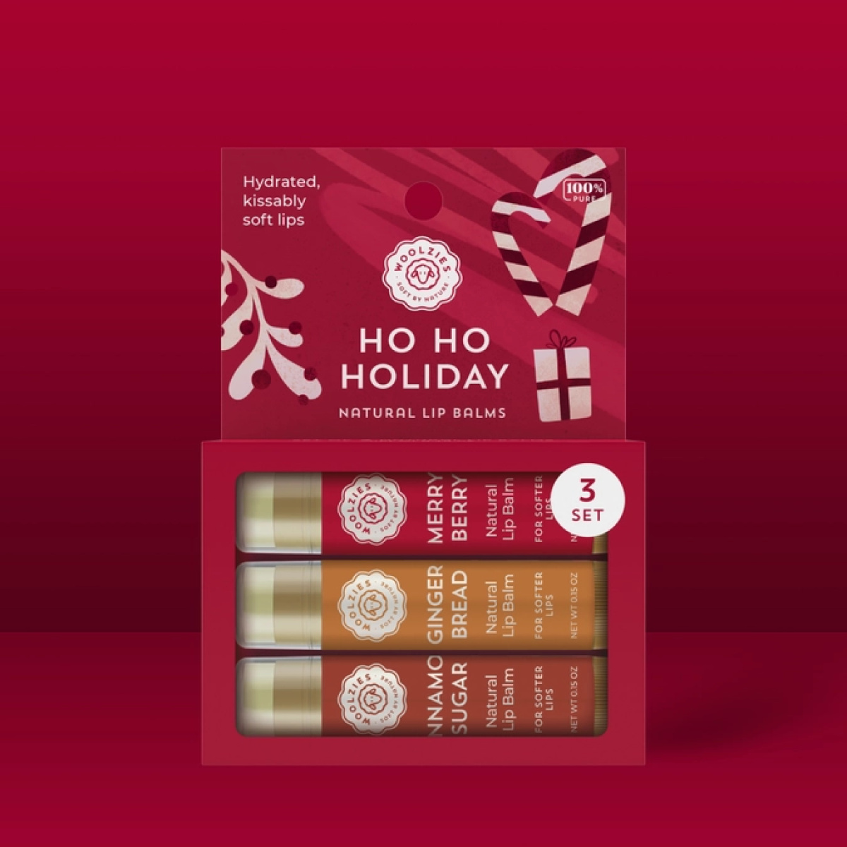 Ho Ho Holiday Lip Balm Set