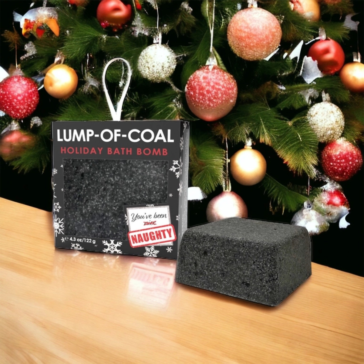 Lump-Of-Coal Holiday Bath Bomb