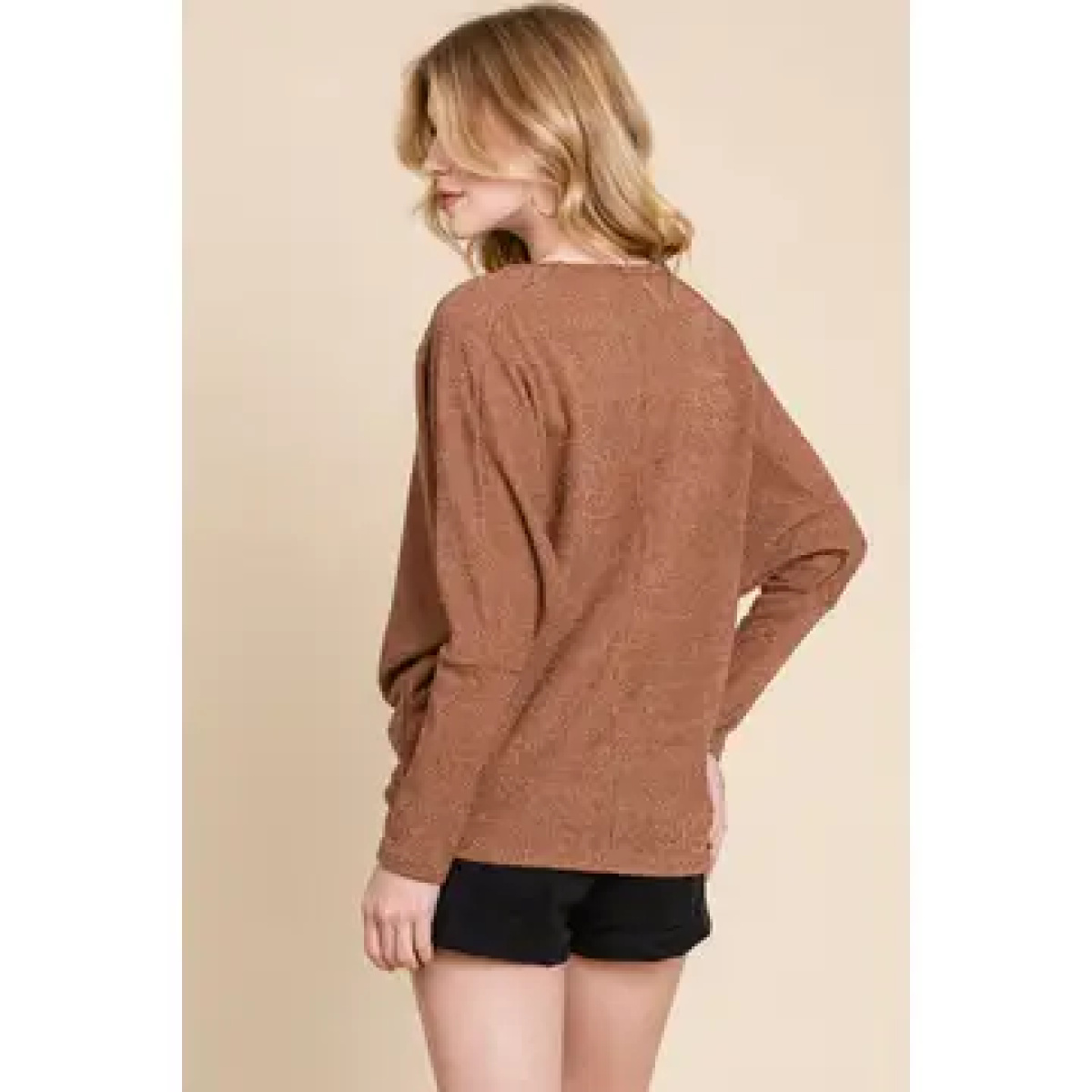 Dolman Sleeves Knit Top