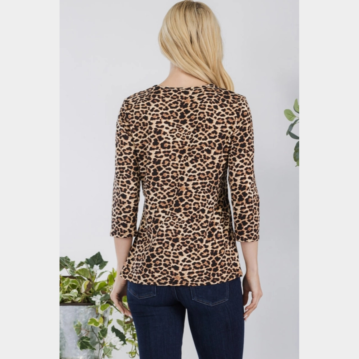 Leopard Print Layering Top